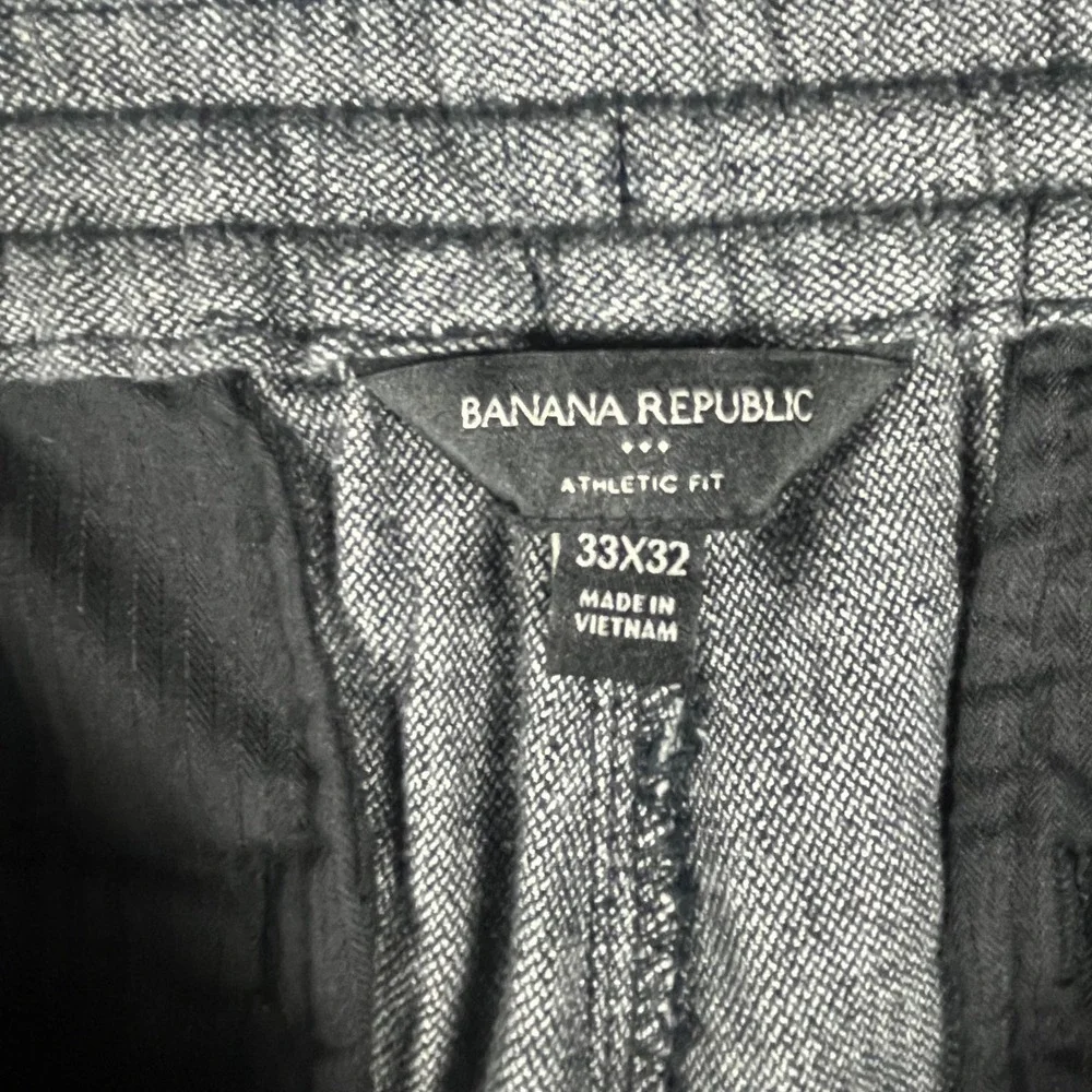 Banana Republic Men's Gray Drawstring Chinos